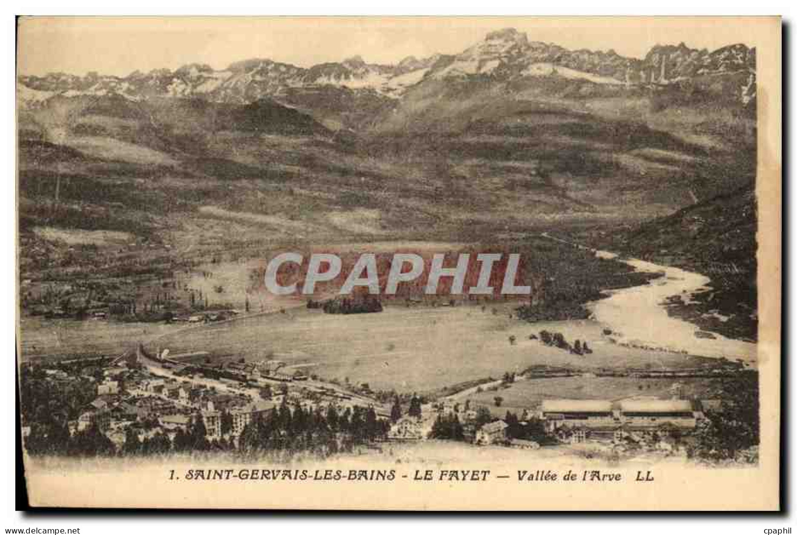 Saint Gervais les Bains CPA Le Fayet Vallee de l'arve