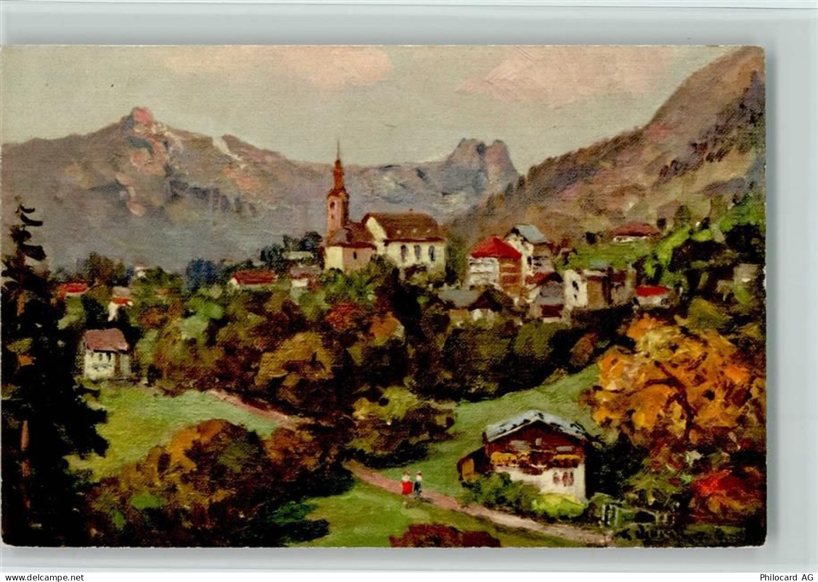 Saint Gervais-les-bains Künstlerkarte - 10064012