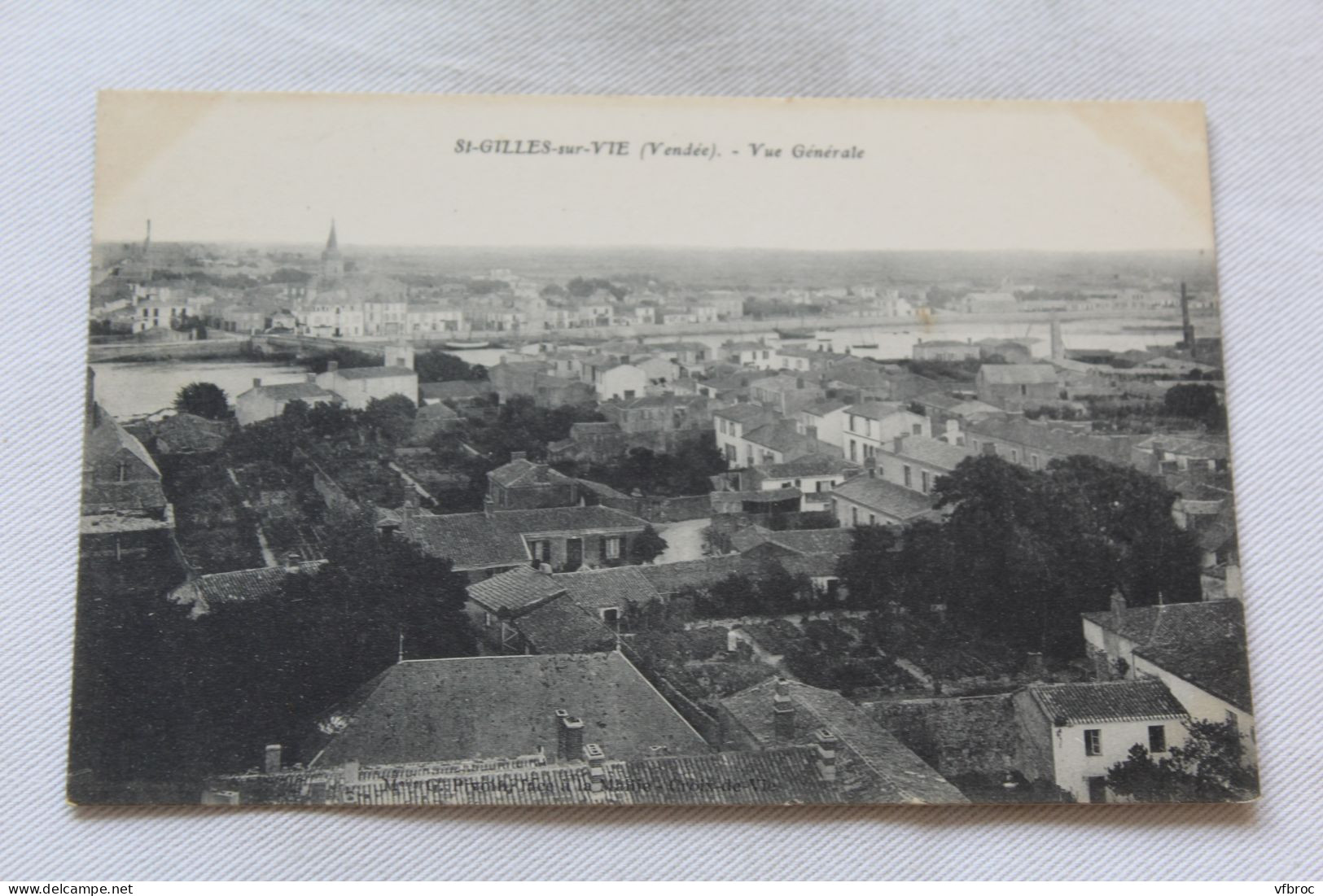 Saint Gilles sur Vie, vue générale, Vendée 85