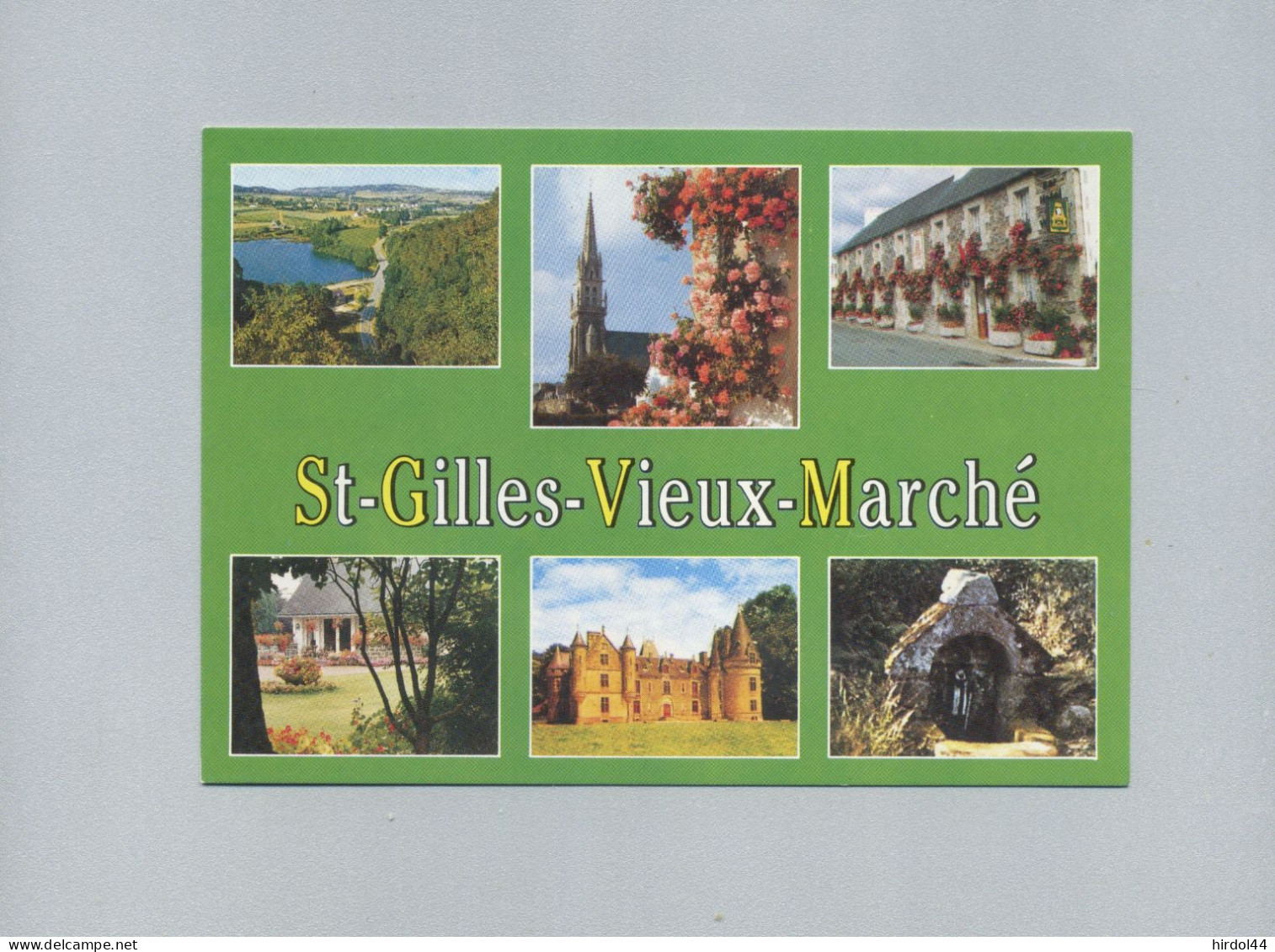 Saint-Gilles-Vieux-Marché (22) : le clocher, étang de Poulancre, chateau de Quelennec, fontaine St Gilles