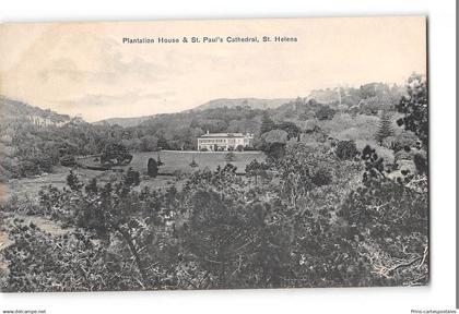 CPA Sainte Helene Plantation house and St Paul 's Cathedral
