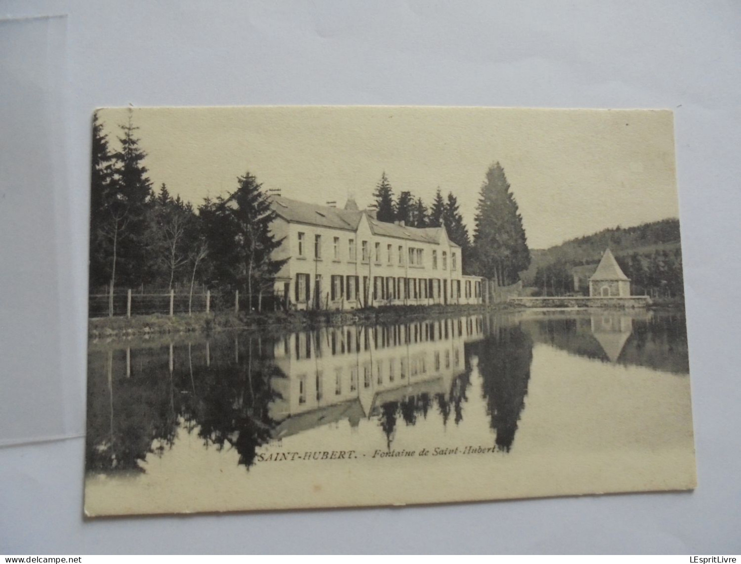 SAINT HUBERT Fontaine de Saint Hubert Carte Postale Précurseur CP AK PK Postcard