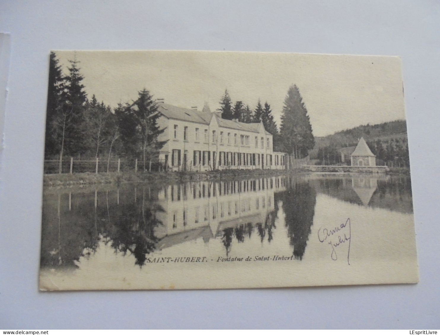 SAINT HUBERT Fontaine de Saint Hubert  Carte Postale Précurseur CP AK PK Postcard