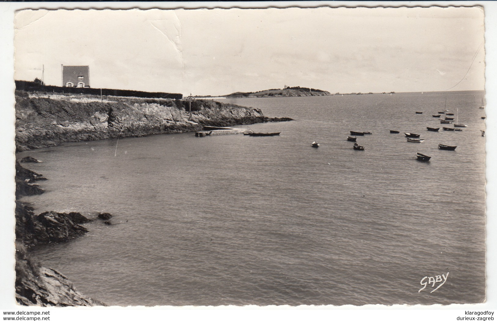 Saint-Jacut-de-la-Mer old postcard travelled 1964 b170810