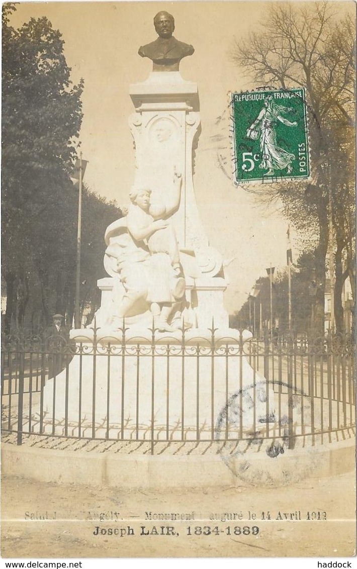 SAINT JEAN D'ANGELY : MONUMENT JOSEPH LAIR