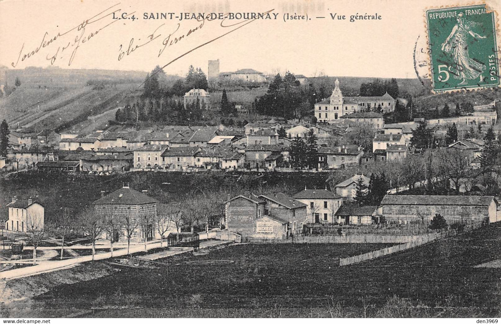 SAINT-JEAN-de-BOURNAY (Isère) - Vue générale
