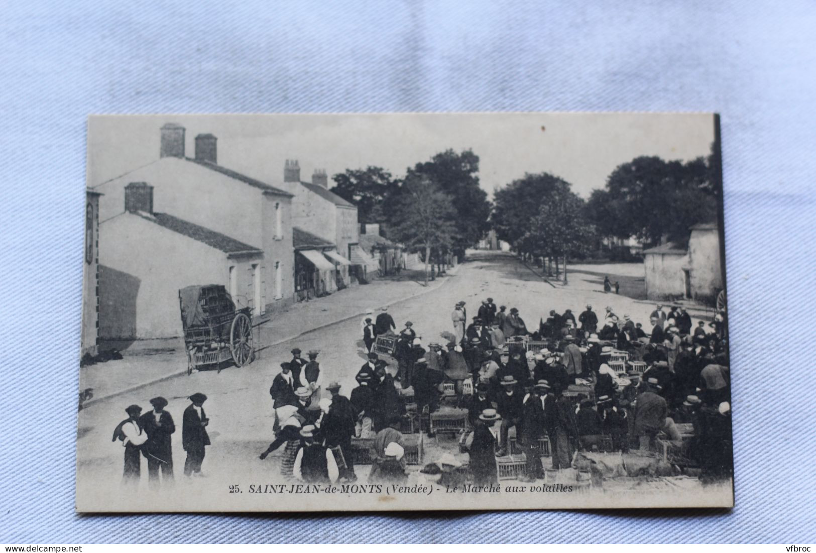 Saint Jean de Monts, le marché aux volailles, Vendée 85