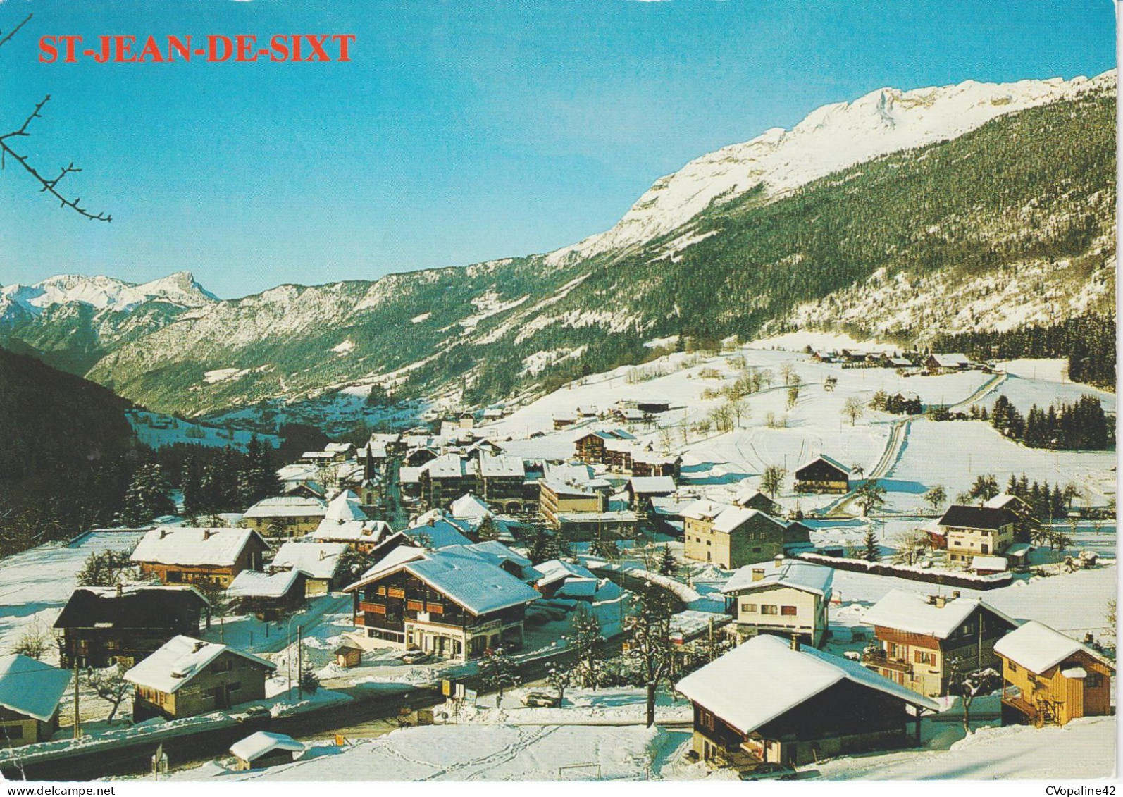 SAINT-JEAN-DE-SIXT (74) Vue Générale  CPM  GF