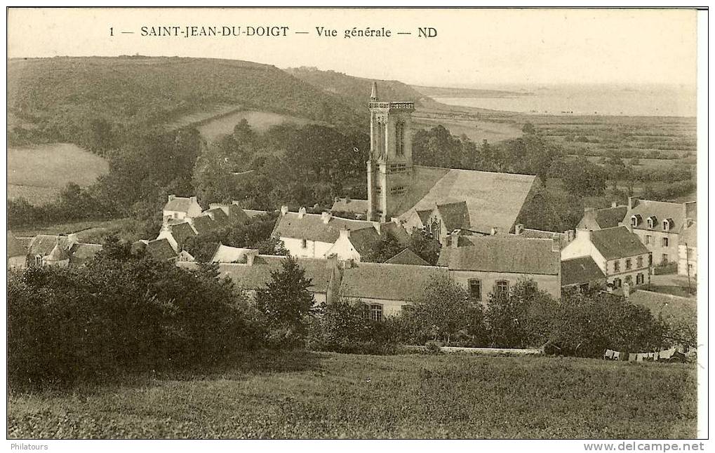 SAINT-JEAN-DU-DOIGT  -  Vue générale