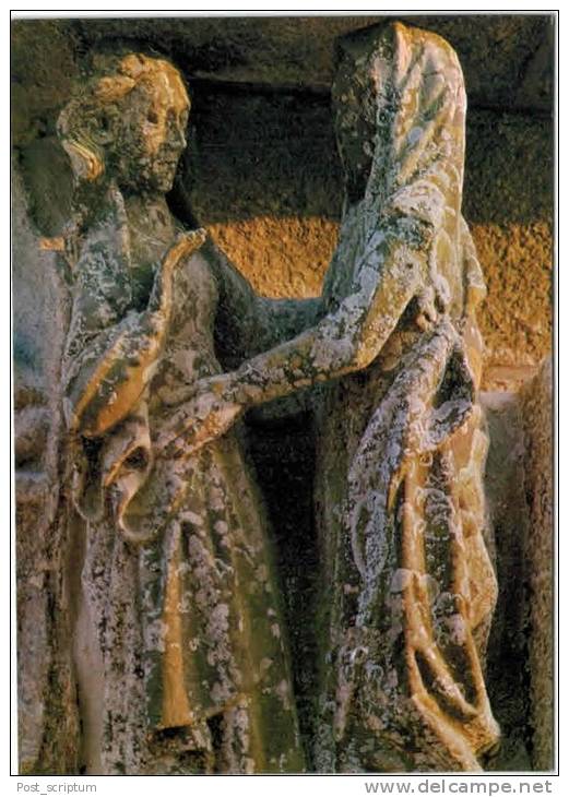 Saint Jean Trolimon - calvaire de Tronoen - la visitation