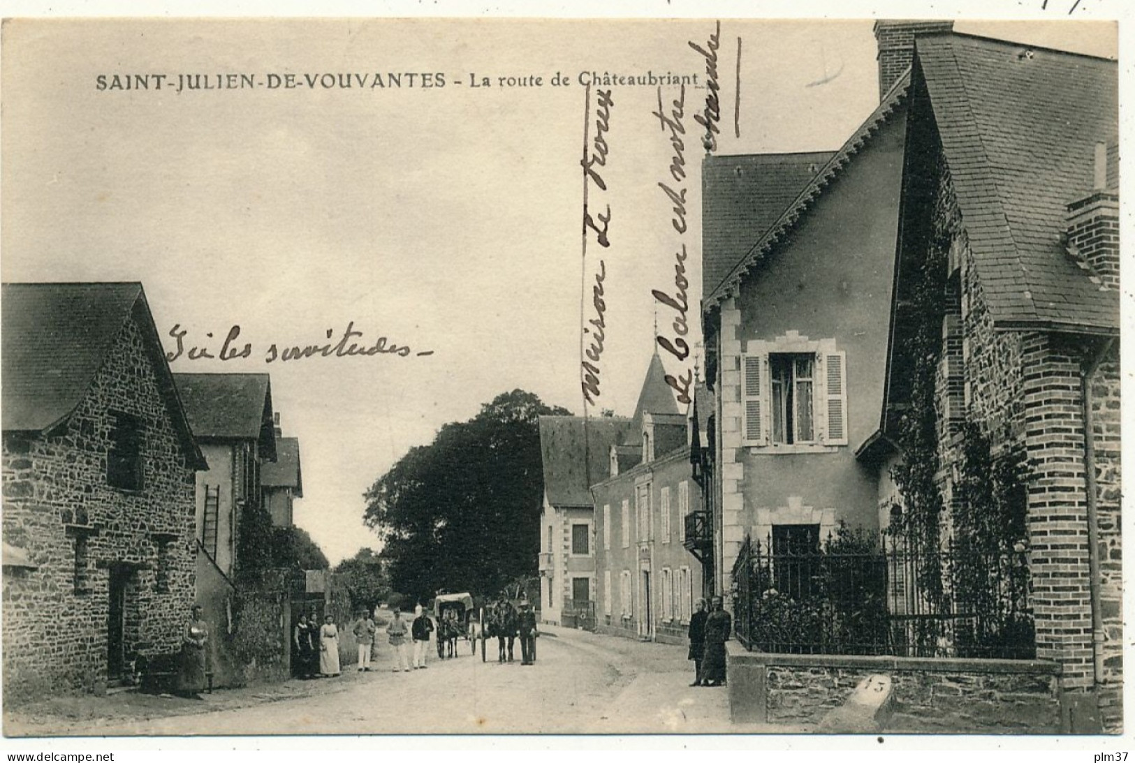 SAINT JULIEN DE VOUVANTES - La Route de Chateaubriant