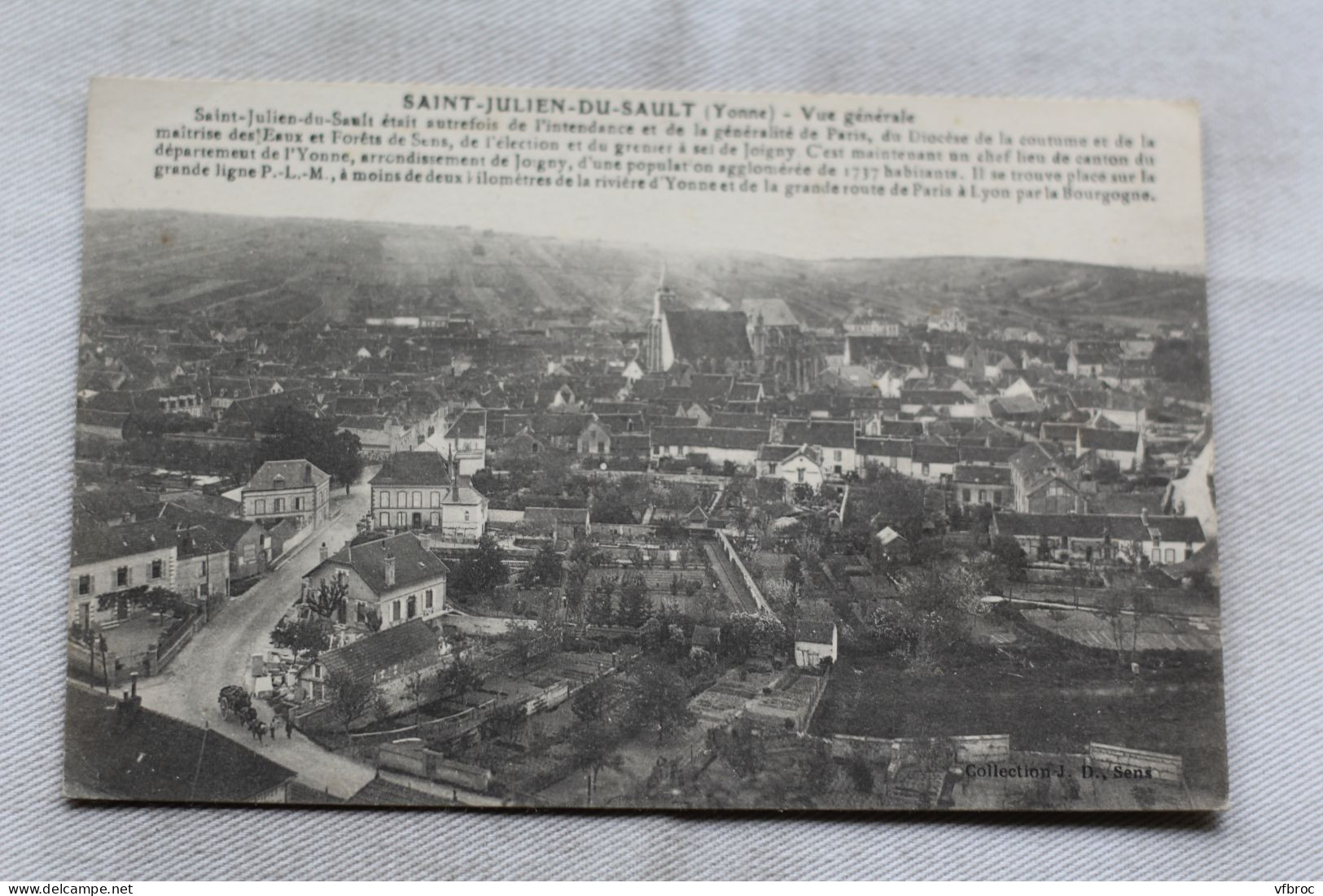 Saint Julien du Sault, vue générale, Yonne 89