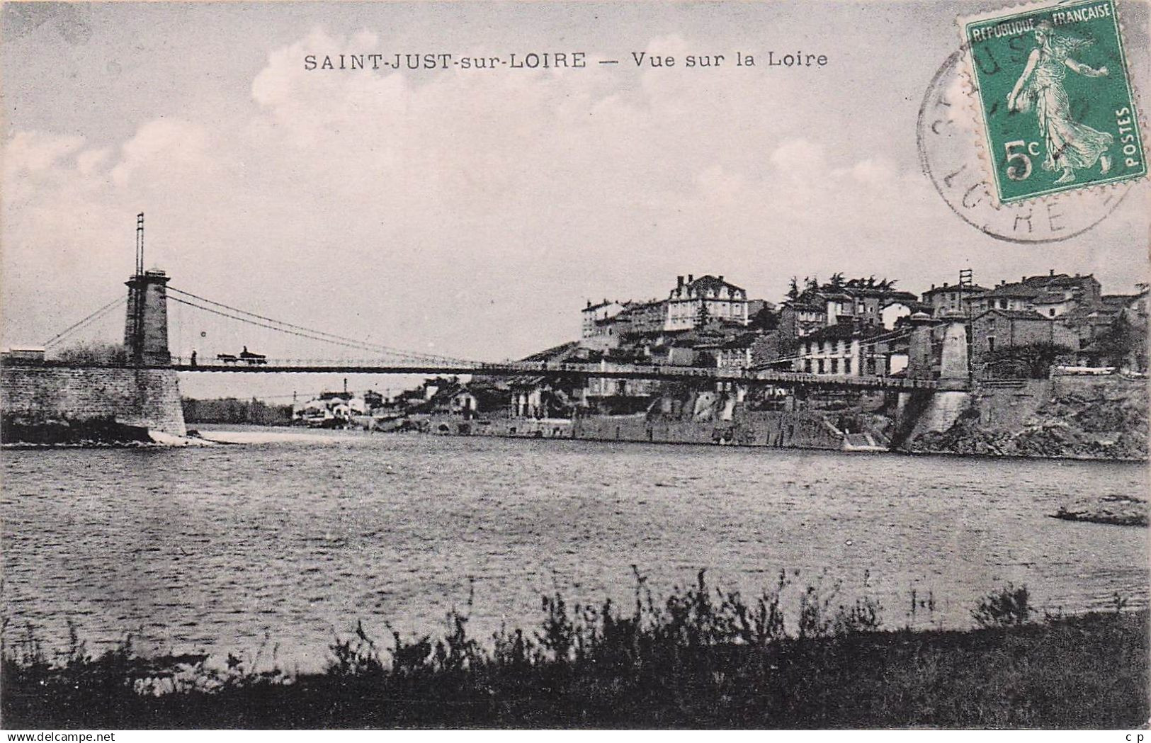 Saint Just sur Loire - Saint Just saint Rambert - Vue Loire  - CPA°Rn