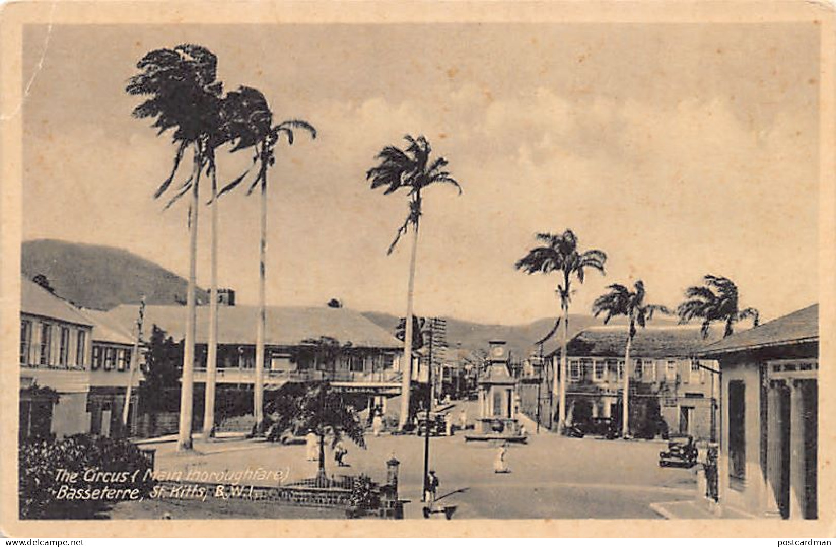Saint Kitts - BASSETERRE - The Circus - Publ. J. E. Stephens