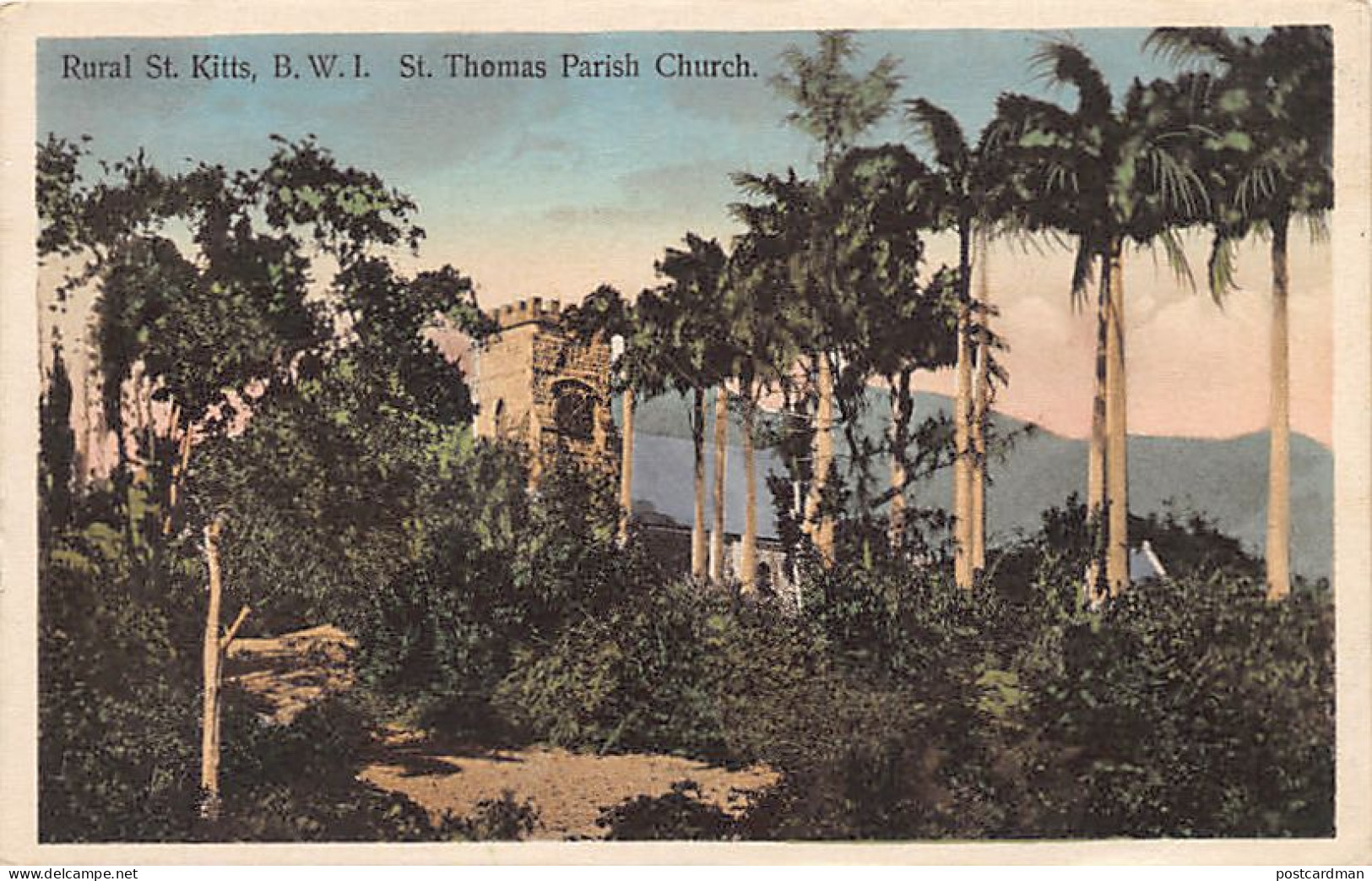 Saint Kitts - St. Thomas Parish Church - Publ. V. E. John
