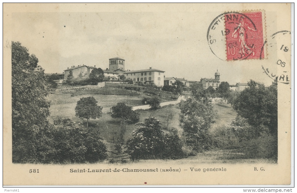 SAINT LAURENT DE CHAMOUSSET - Vue générale