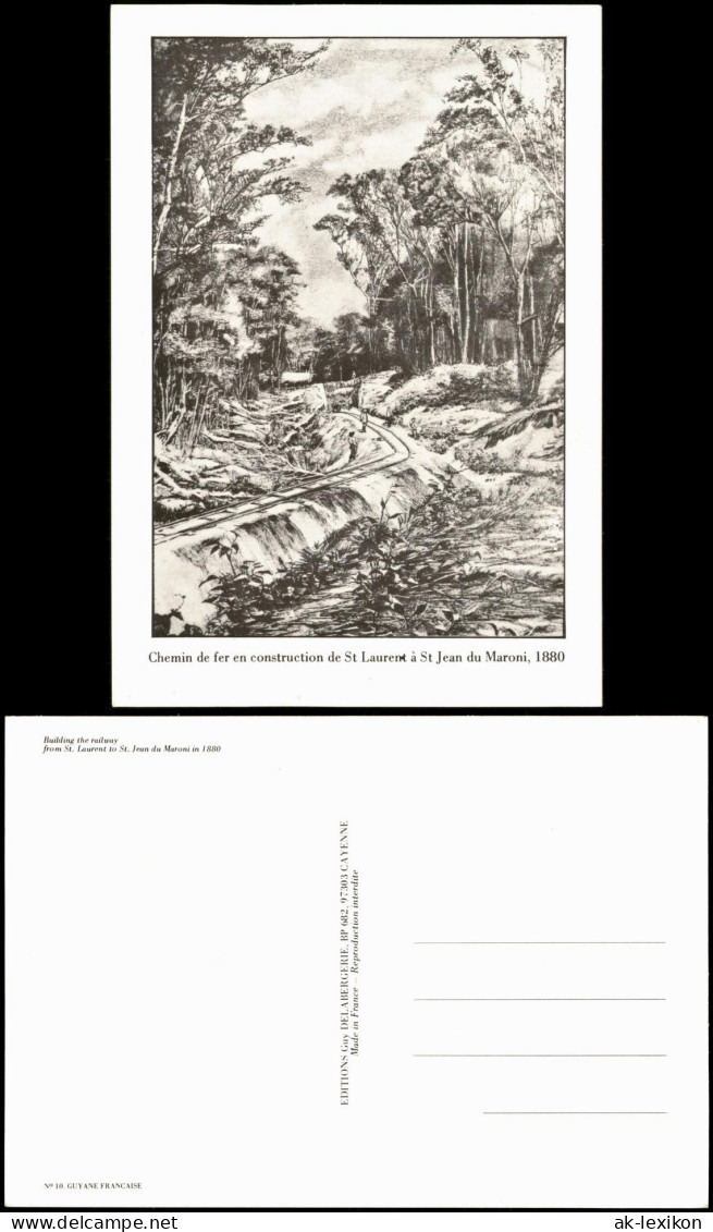 Saint-Laurent-du-Maroni Eisenbahnbau von Saint-Laurent nach  1980