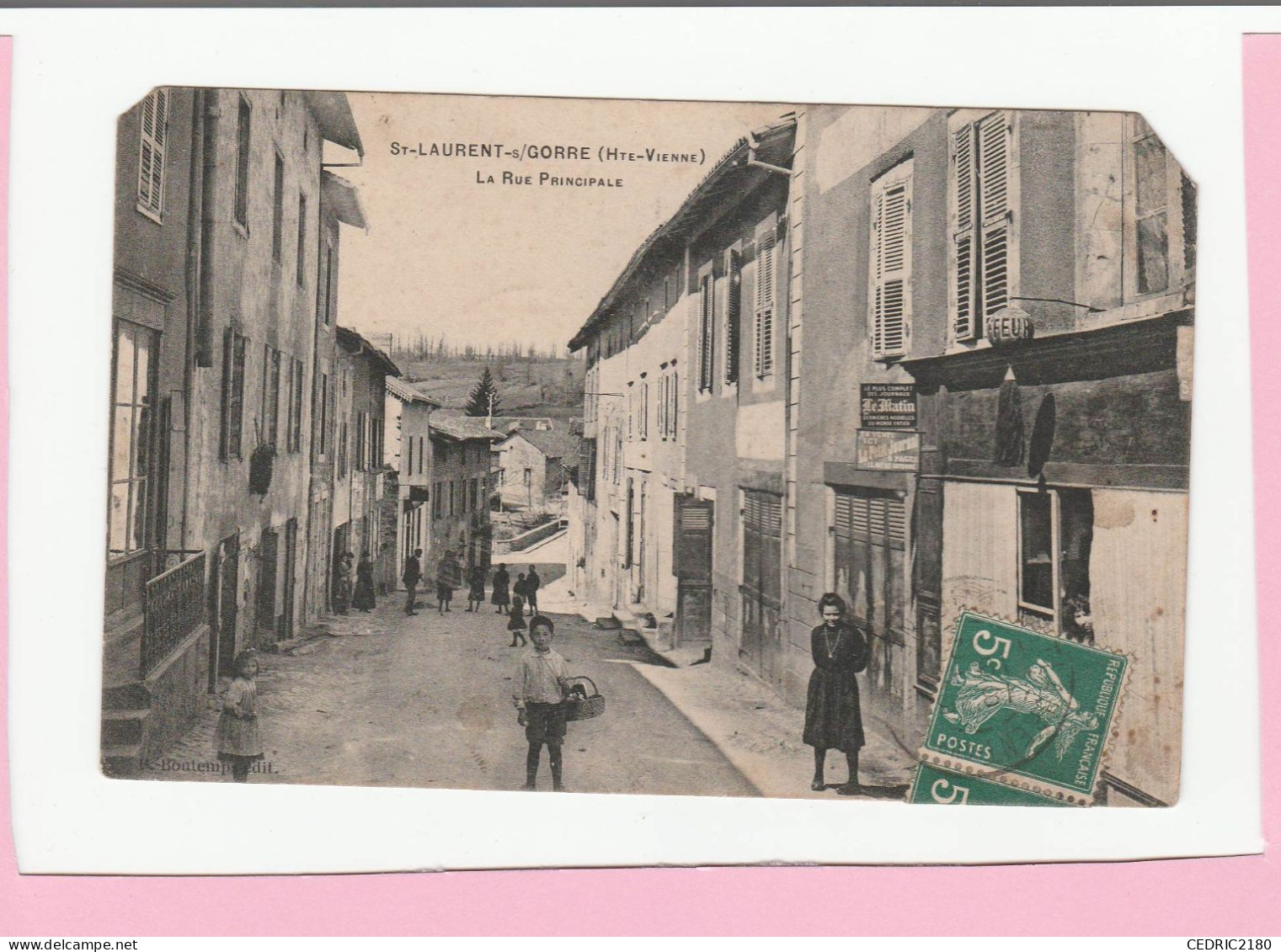 SAINT LAURENT SUR GORRE LA RUE PRINCIPALE