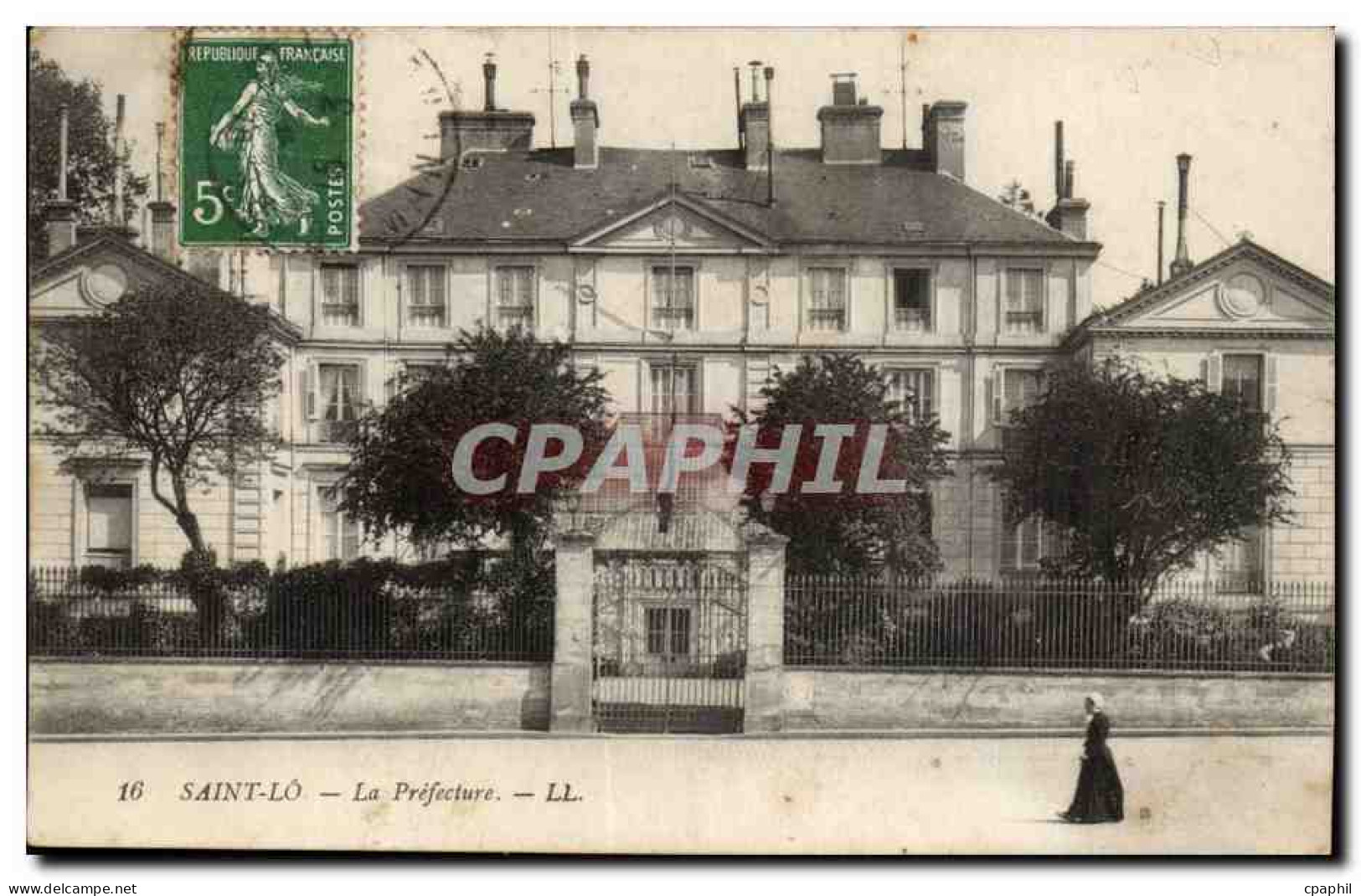 Saint Lo CPA La prefecture