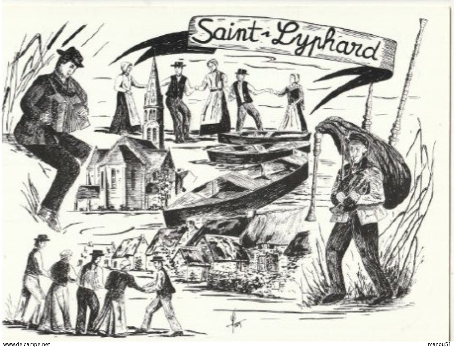 SAINT LYPHARD  - Dessin d'Yves MAURICE