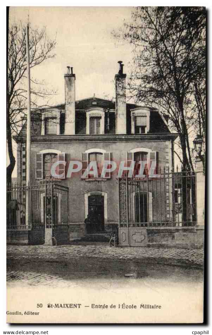 Saint Maixent CPA Entree de l'ecole militaire
