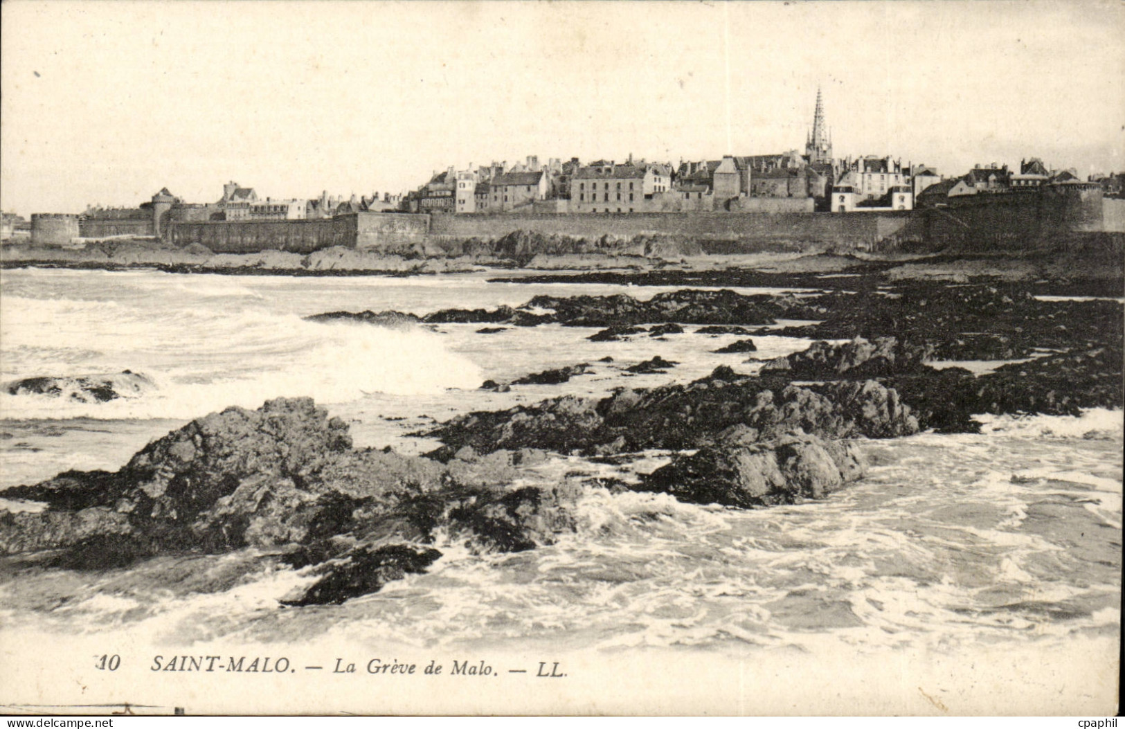 Saint Malo CPA La greve de Malo