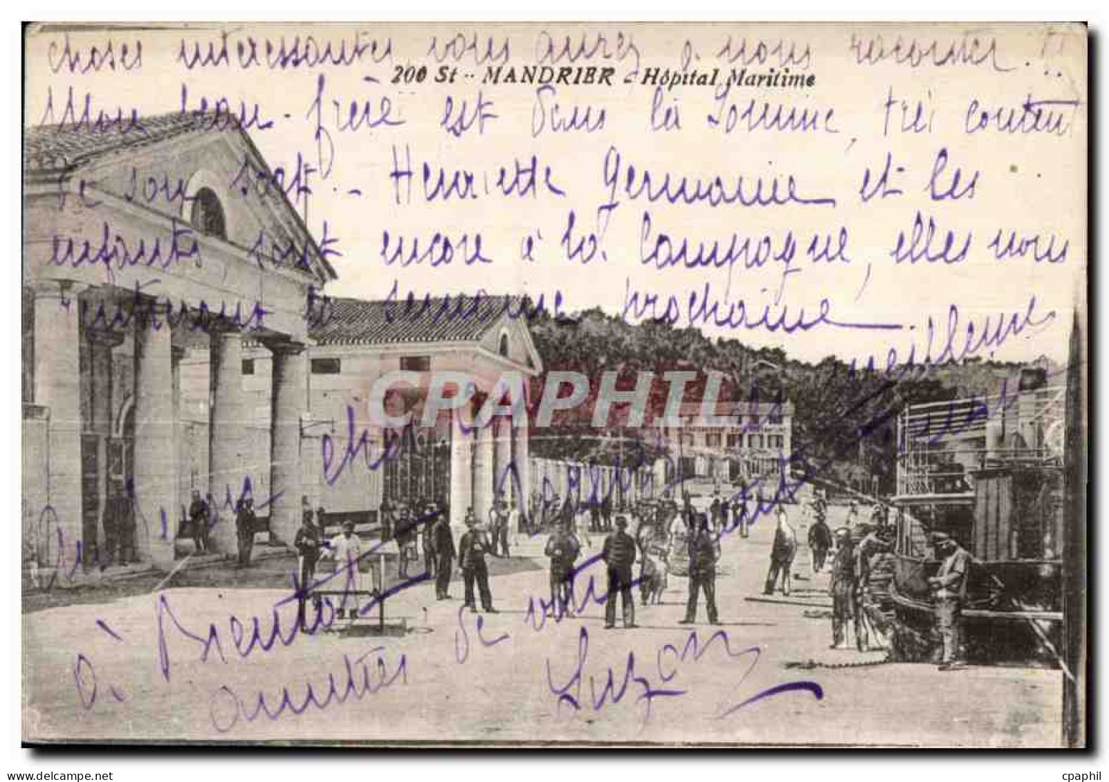 Saint Mandrier - Hopital Maritime militaria - CPA