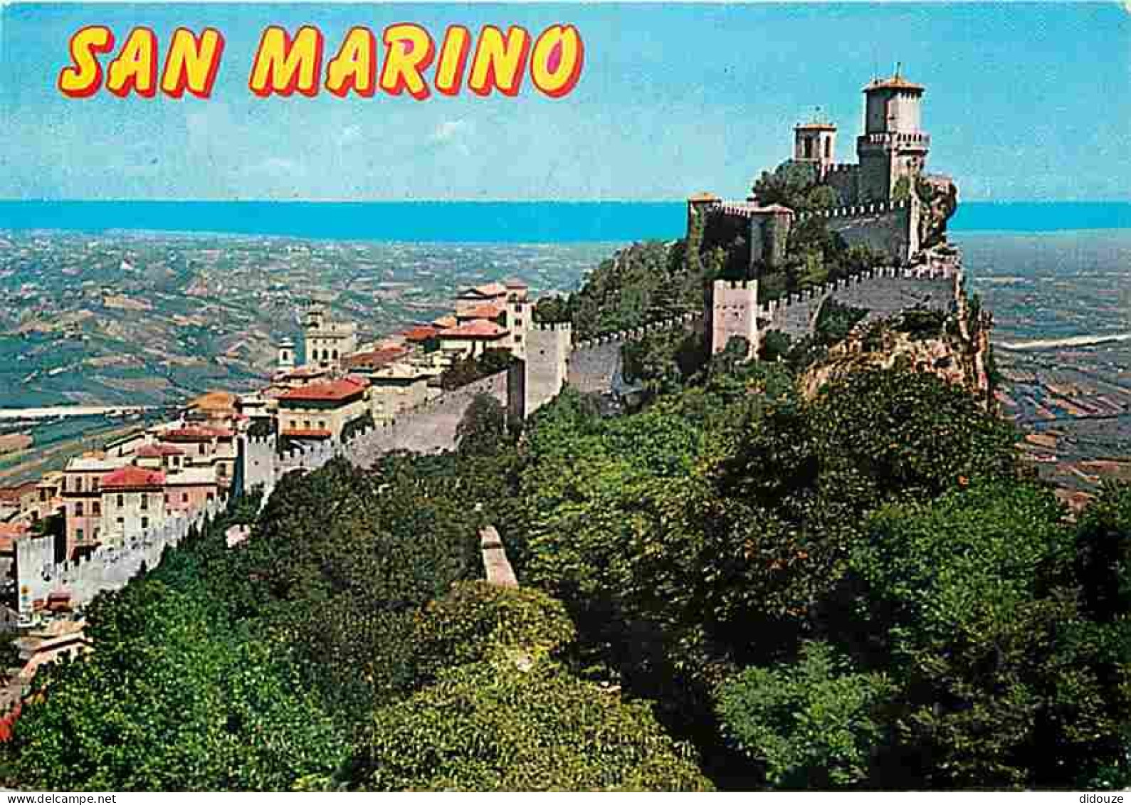 Saint Marin - Première Tour et Vue Générale - CPM - Voir Scans Recto-Verso