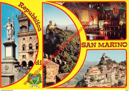 Palazzo dei Reggenti e Statua della liberta - Repubblica di San Marino