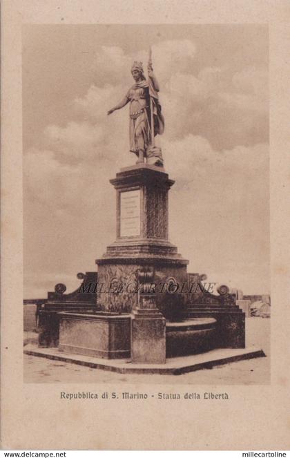 REPUBBLICA DI SAN MARINO: Statua della Liberta'