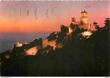 Saint Marin - Le Panorame au Coucher du Soleil - CPM - Voir Scans Recto-Verso