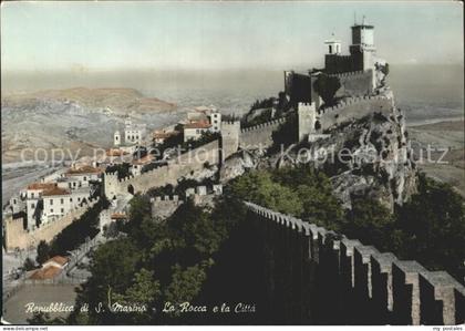 San Marino San Marino La Rocca e la Citta Monte Titano