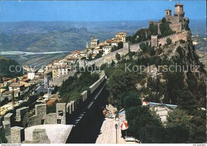 San Marino San Marino mit Burg