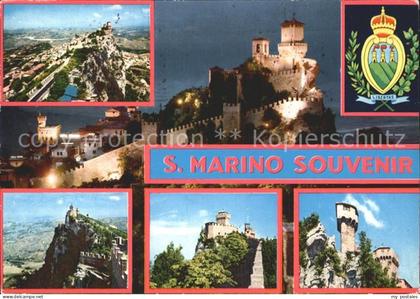 San Marino San Marino mit Burg