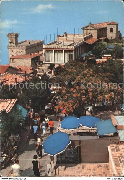 San Marino San Marino Panorama Dorfpartie