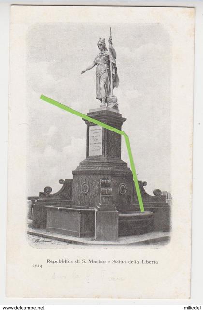 VO  213  / SAINT - MARIN /  SAN.MARINO /    Statua della  Liberta