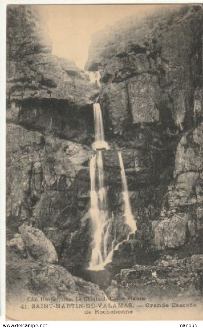 SAINT MARTIN de VALAMAS  Cascade de Rochebonne