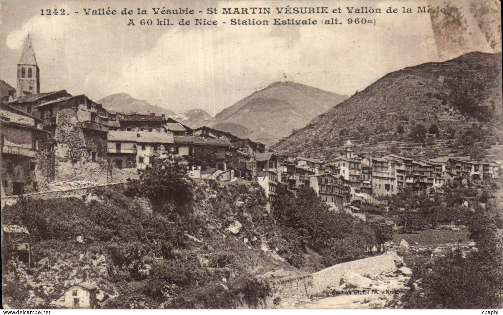 Saint Martin Vesubie - Station Estivale - CPA