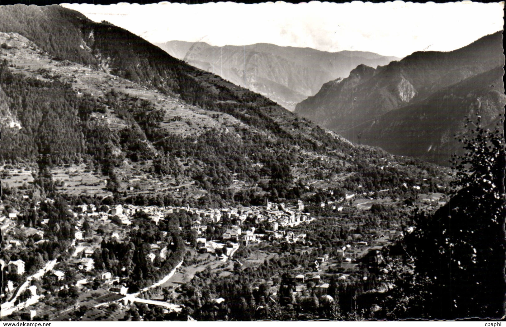 Saint Martin Vesubie - Vue d ensemble - CPA