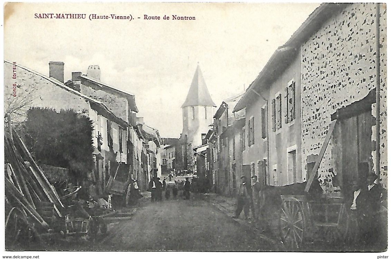 SAINT MATHIEU - Route de Nontron