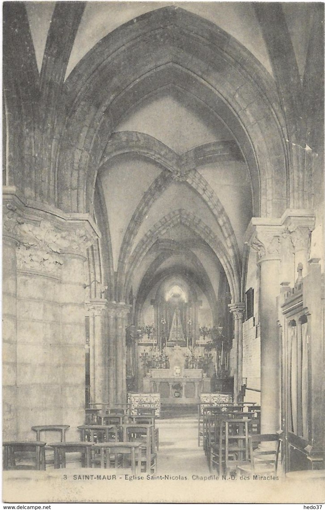 Saint-Maur - Eglise Saint-Nicolas - Chapelle des Miracles