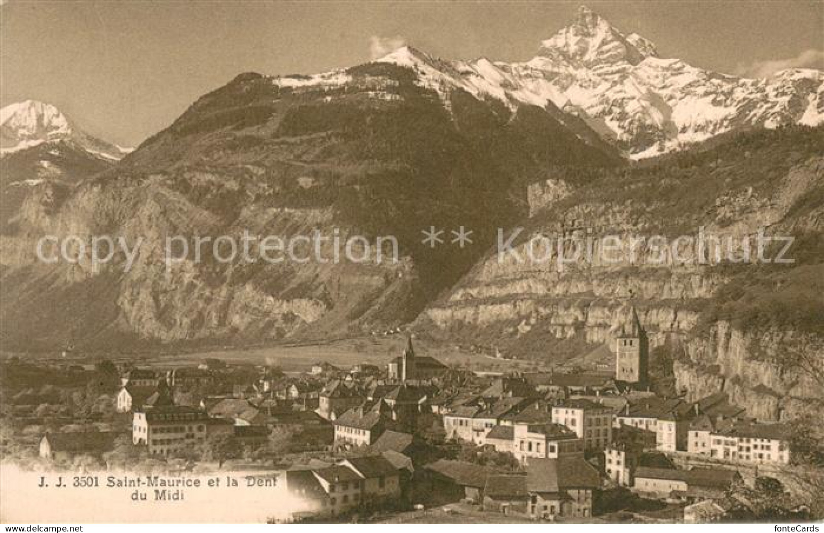 Saint Maurice VS Saint-Maurice et le Dent du Midi