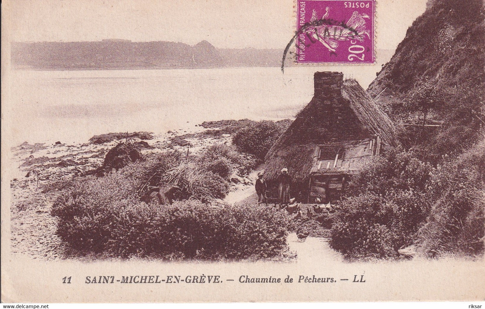 SAINT MICHEL EN GREVE(MAISON DE PECHEUR)