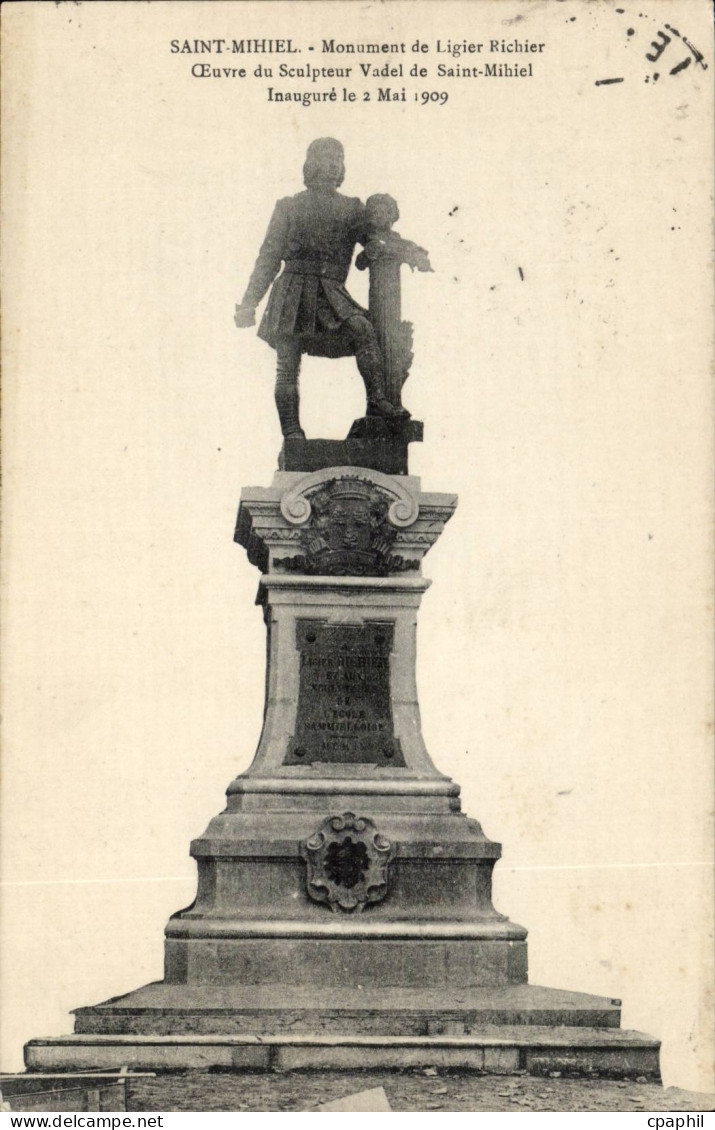 Saint Mihiel - Monument de Ligier Richier - Oevre de Sculoteur Vadel de Saint Mihiel - CPA