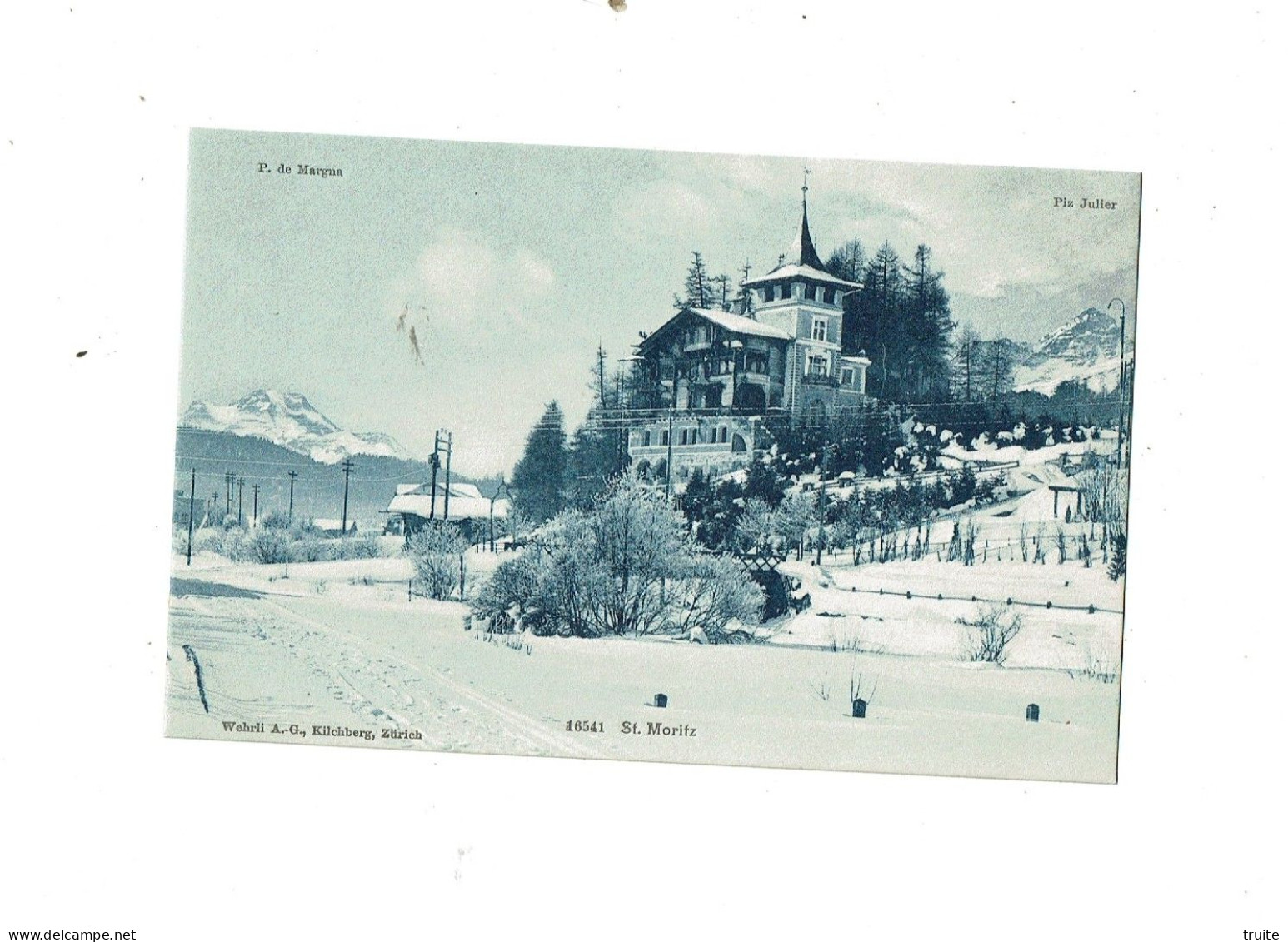 SAINT-MORITZ ( SOUS LA NEIGE )