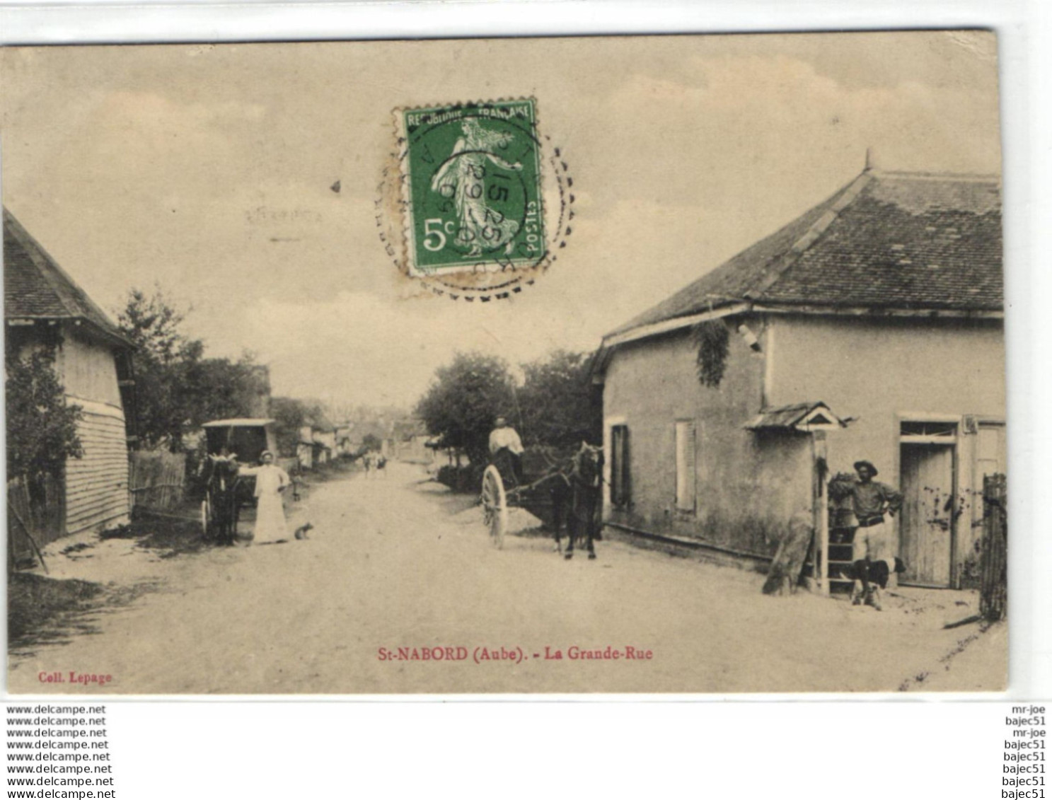 Saint nabord - la grande rue "animés"