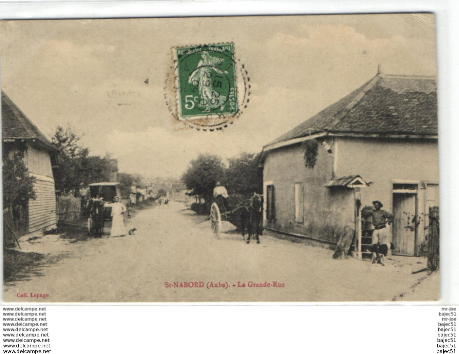 Saint nabord - la grande rue "animés"