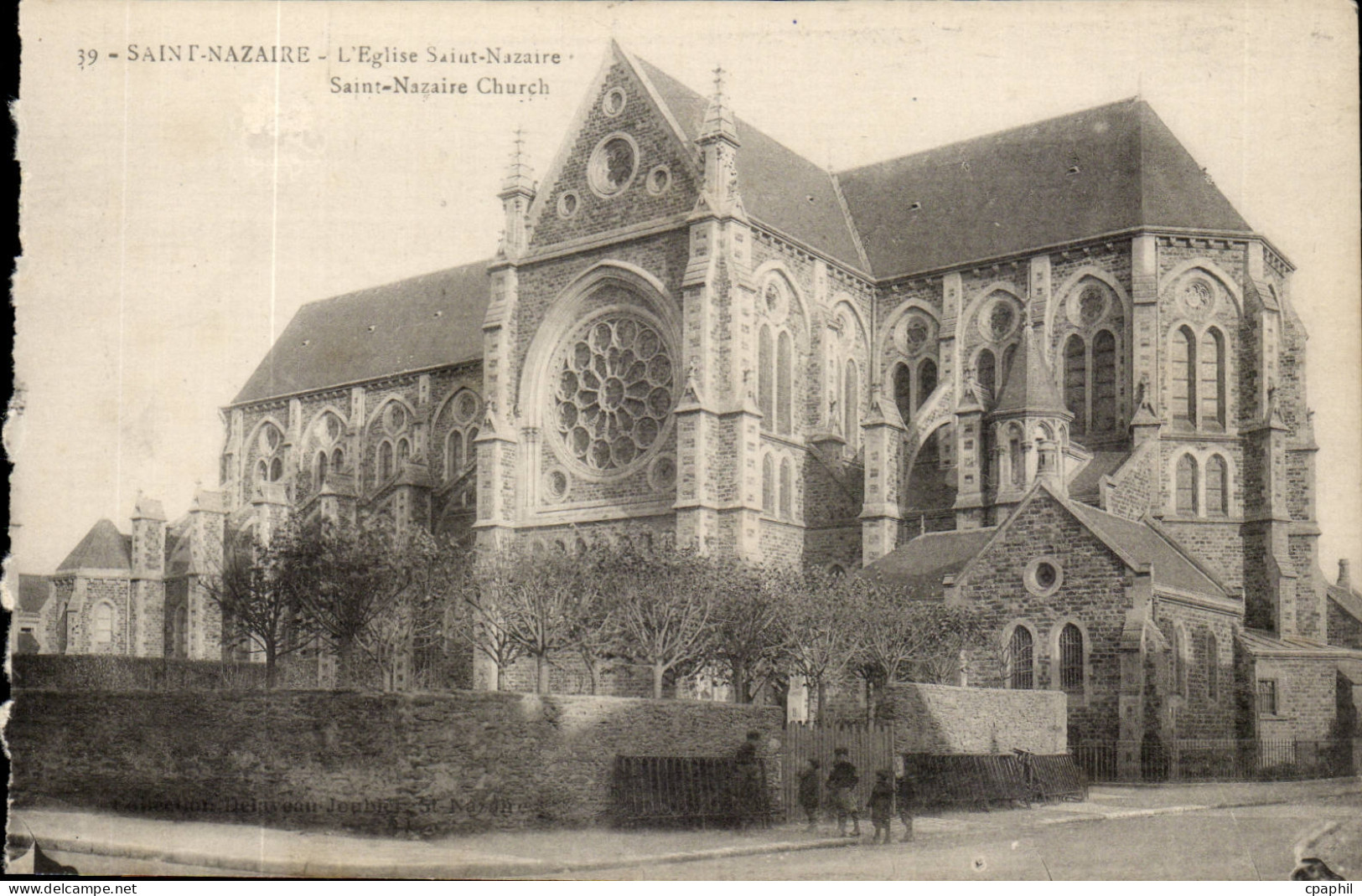 Saint Nazaire - L'eglise st Nazaire - church - CPA