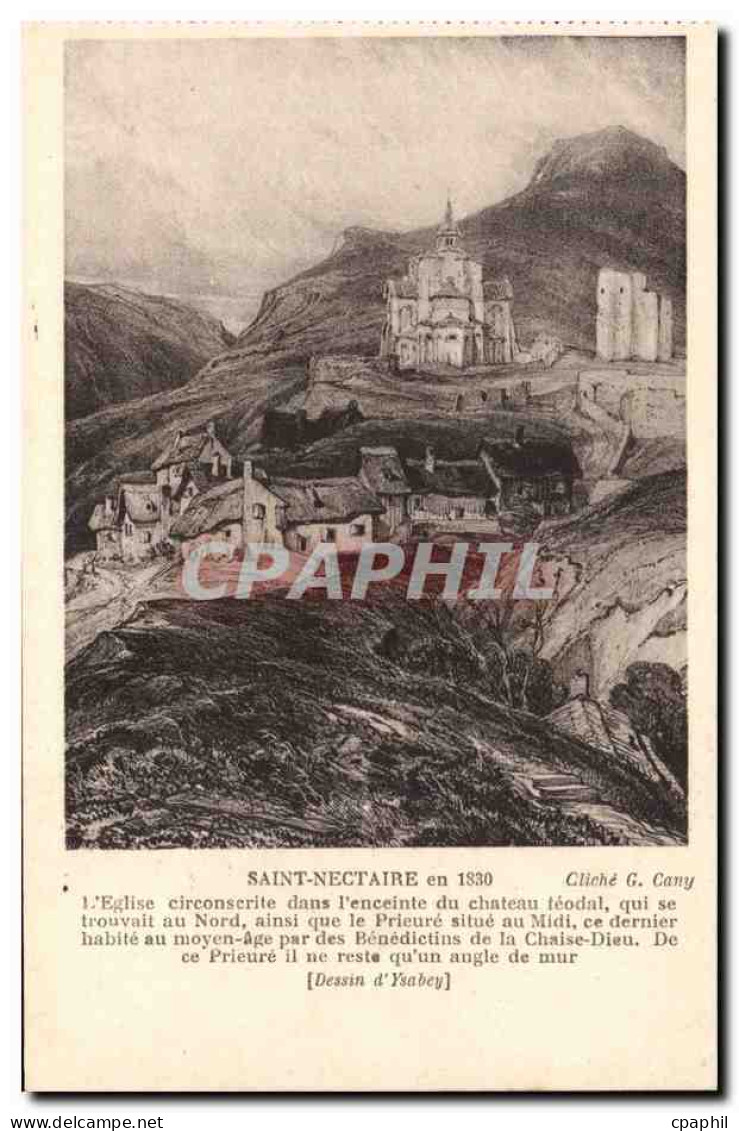 Saint Nectaire CPA En 1830