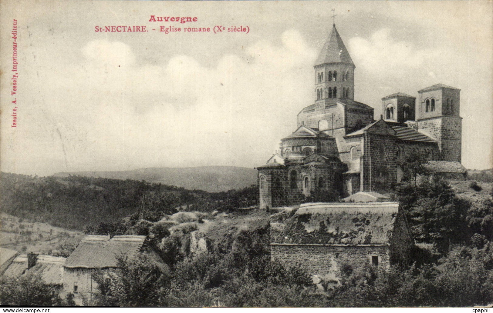 Saint Nectaire - Eglise Romane CPA